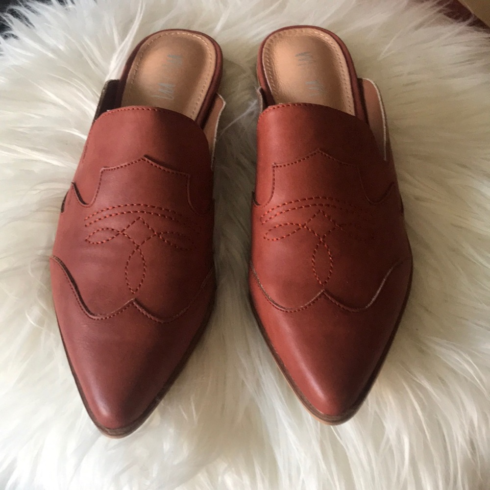 Brick colored Mi.iM Kendrick Mule woman’s shoes